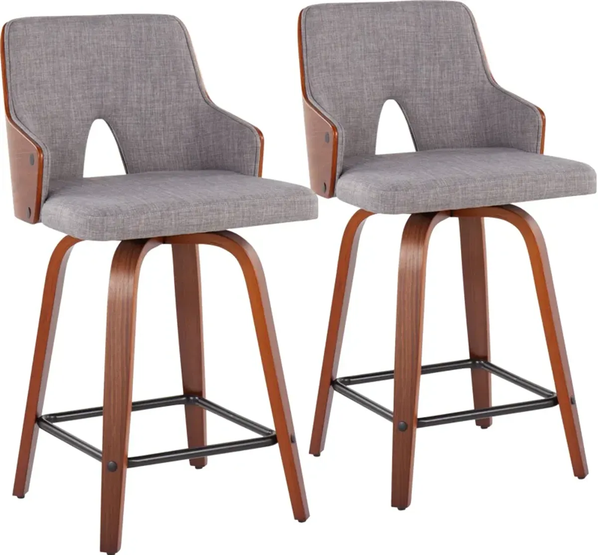 Archie Set of 2 Counter-Height Stools