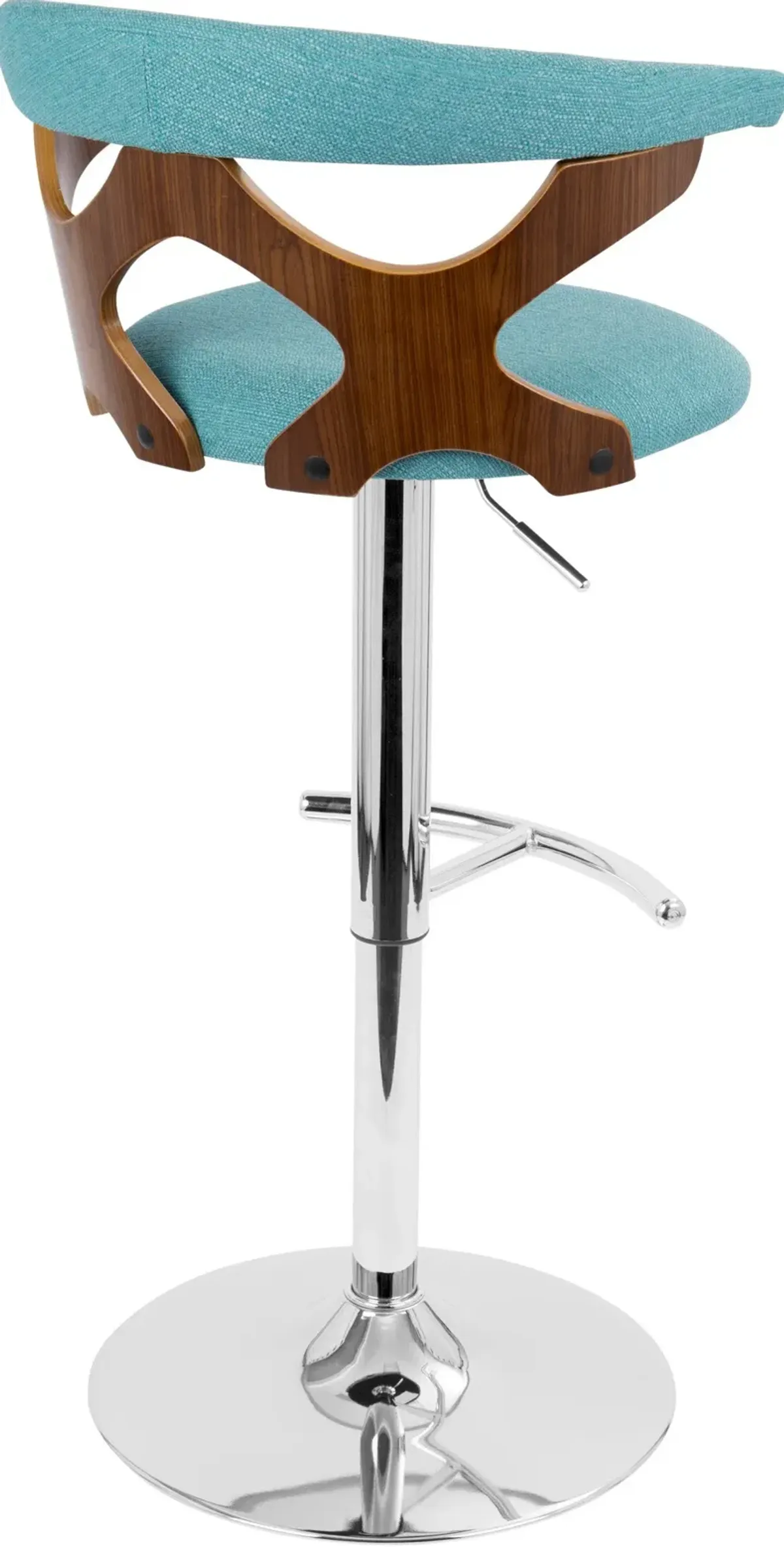 Serafina Set of 2 Adjustable Bar Stools - Blue