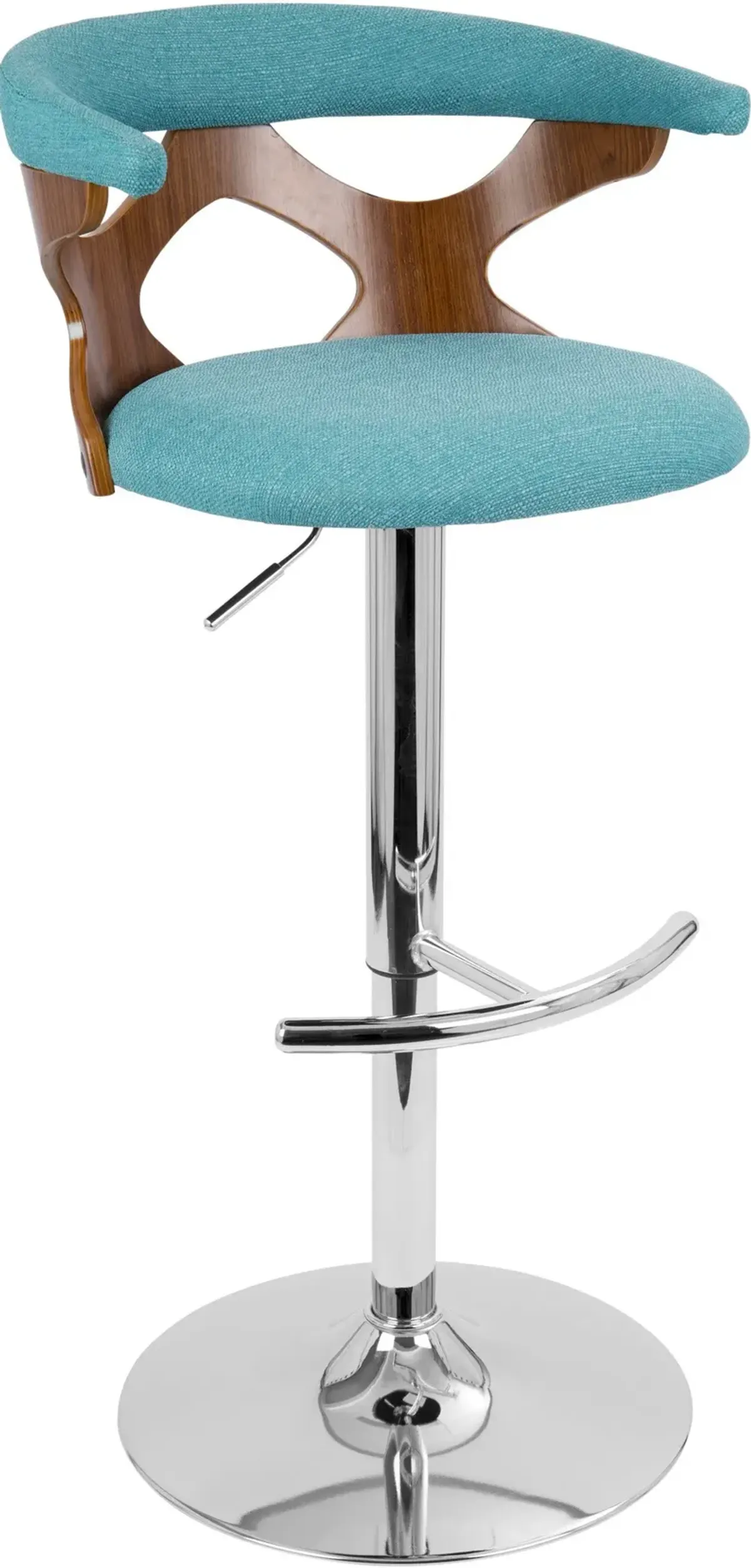 Serafina Set of 2 Adjustable Bar Stools - Blue