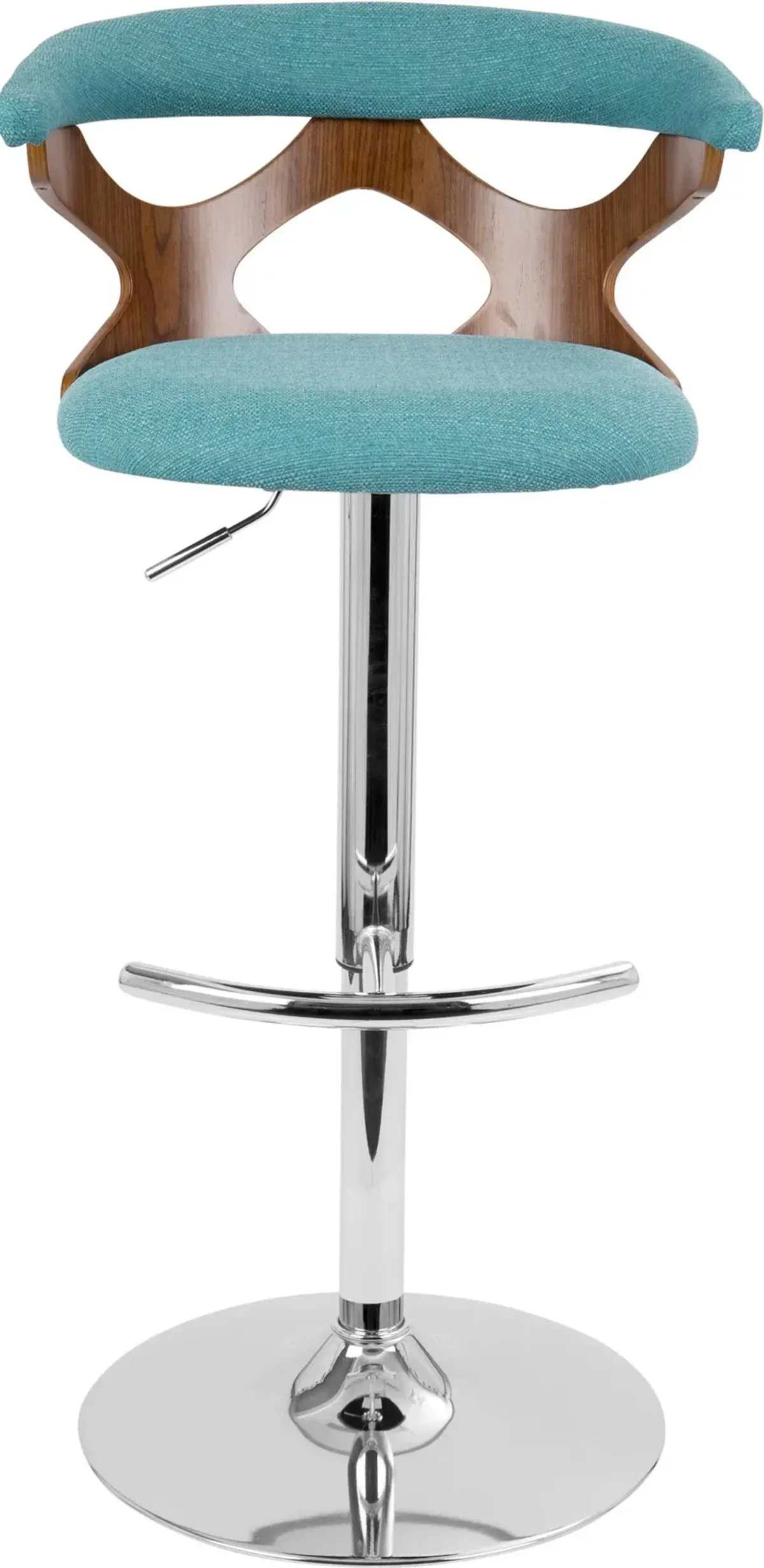 Serafina Set of 2 Adjustable Bar Stools - Blue