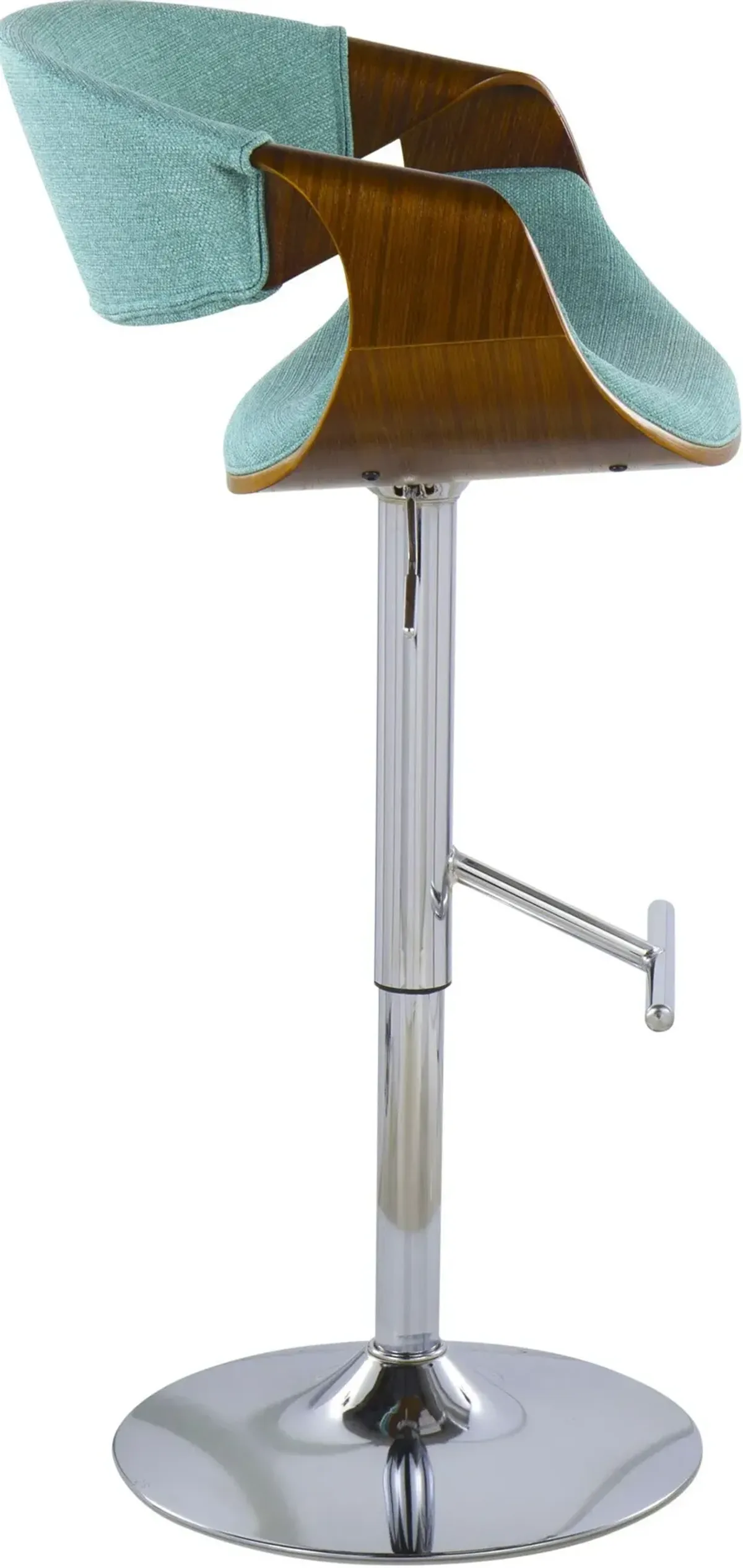 Leo Set of 2 Adjustable Bar Stools - Blue