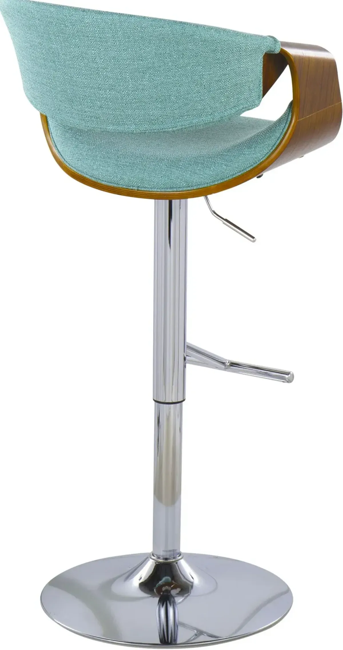 Leo Set of 2 Adjustable Bar Stools - Blue