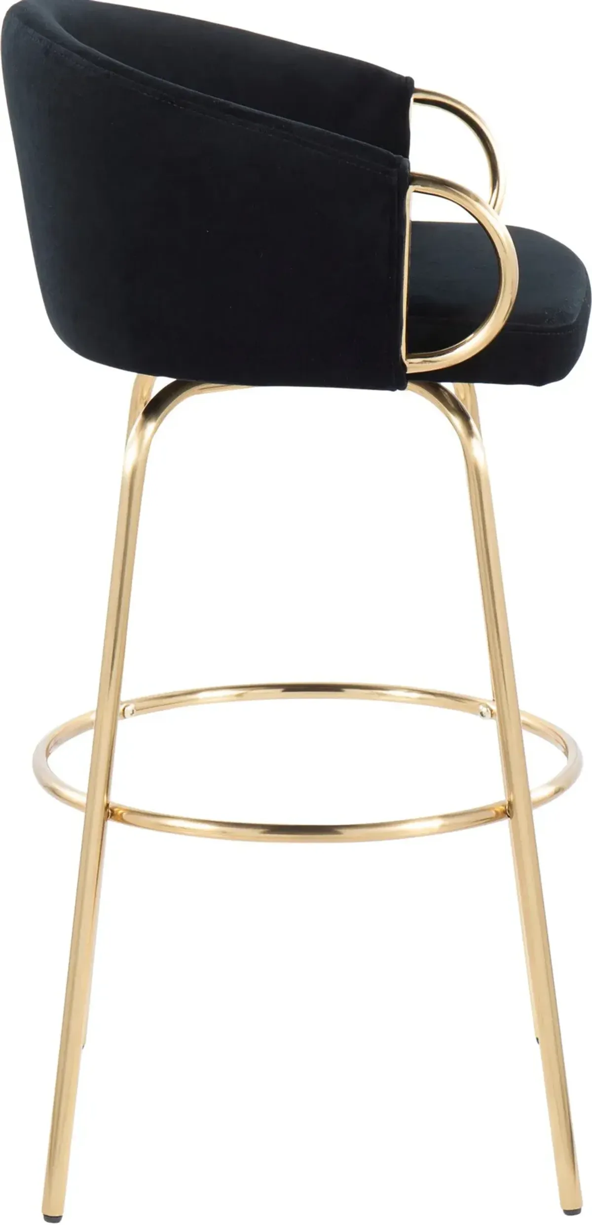 Eve Set of 2 Bar Stools - Black