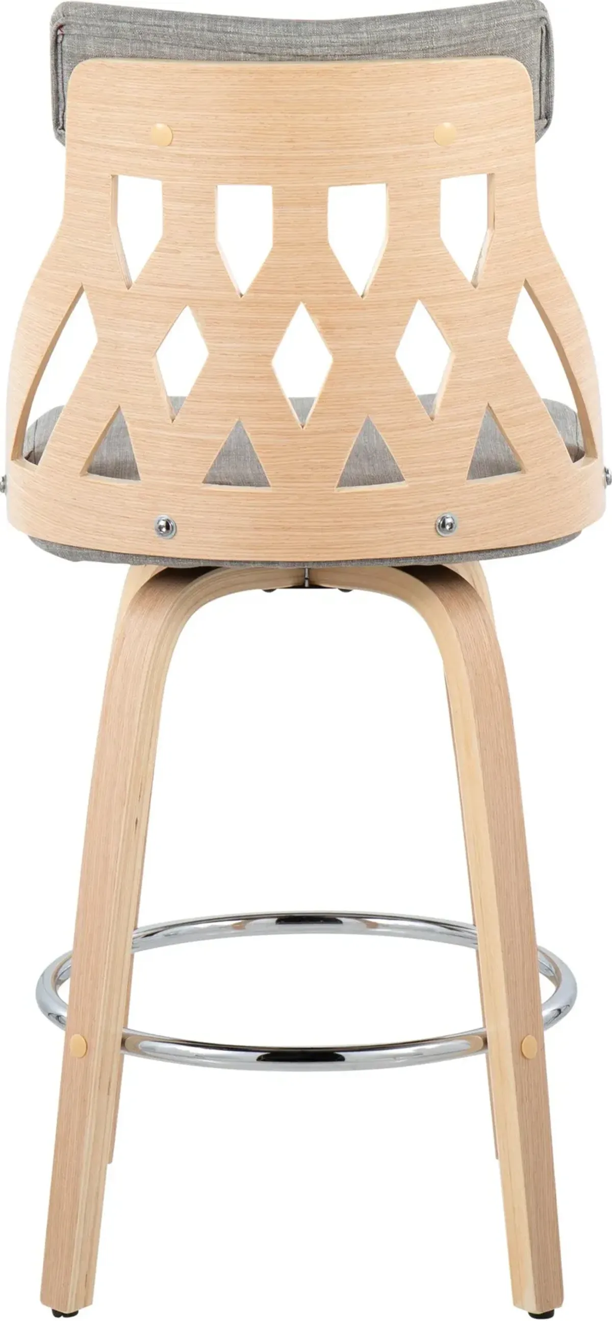 Meja Counter-Height Stool - Gray/Natural