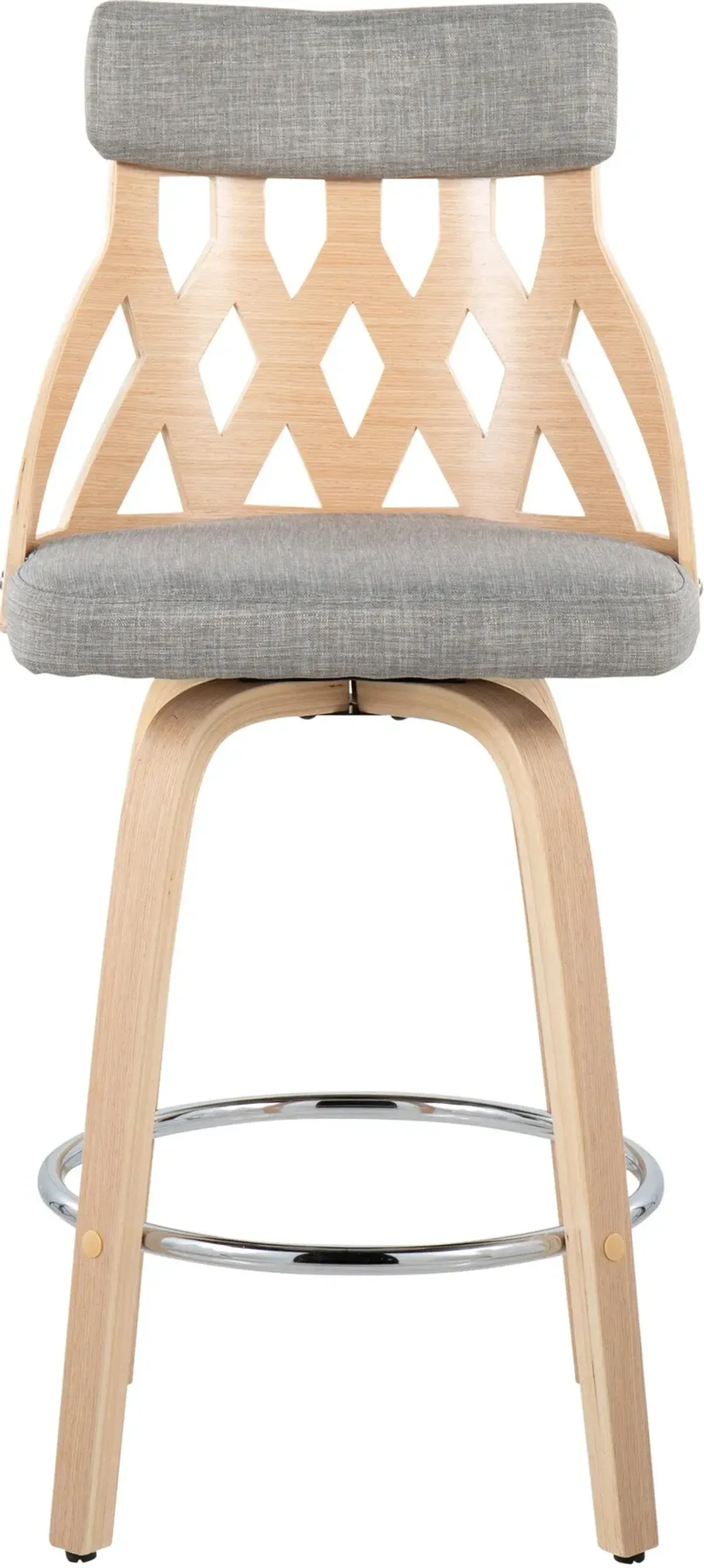 Meja Counter-Height Stool - Gray/Natural