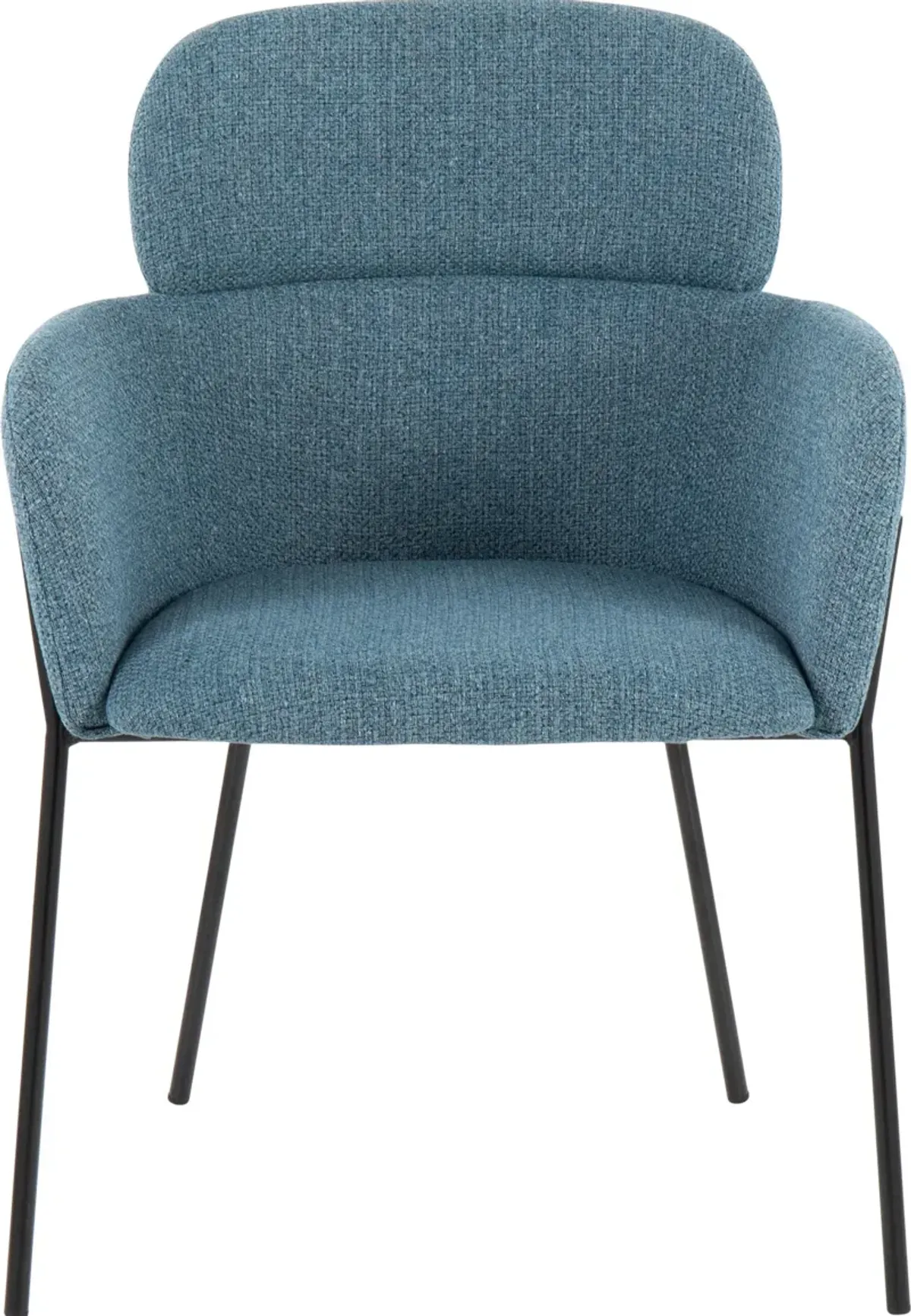 Cleo Set of 2 Dining Chairs - Blue/Black