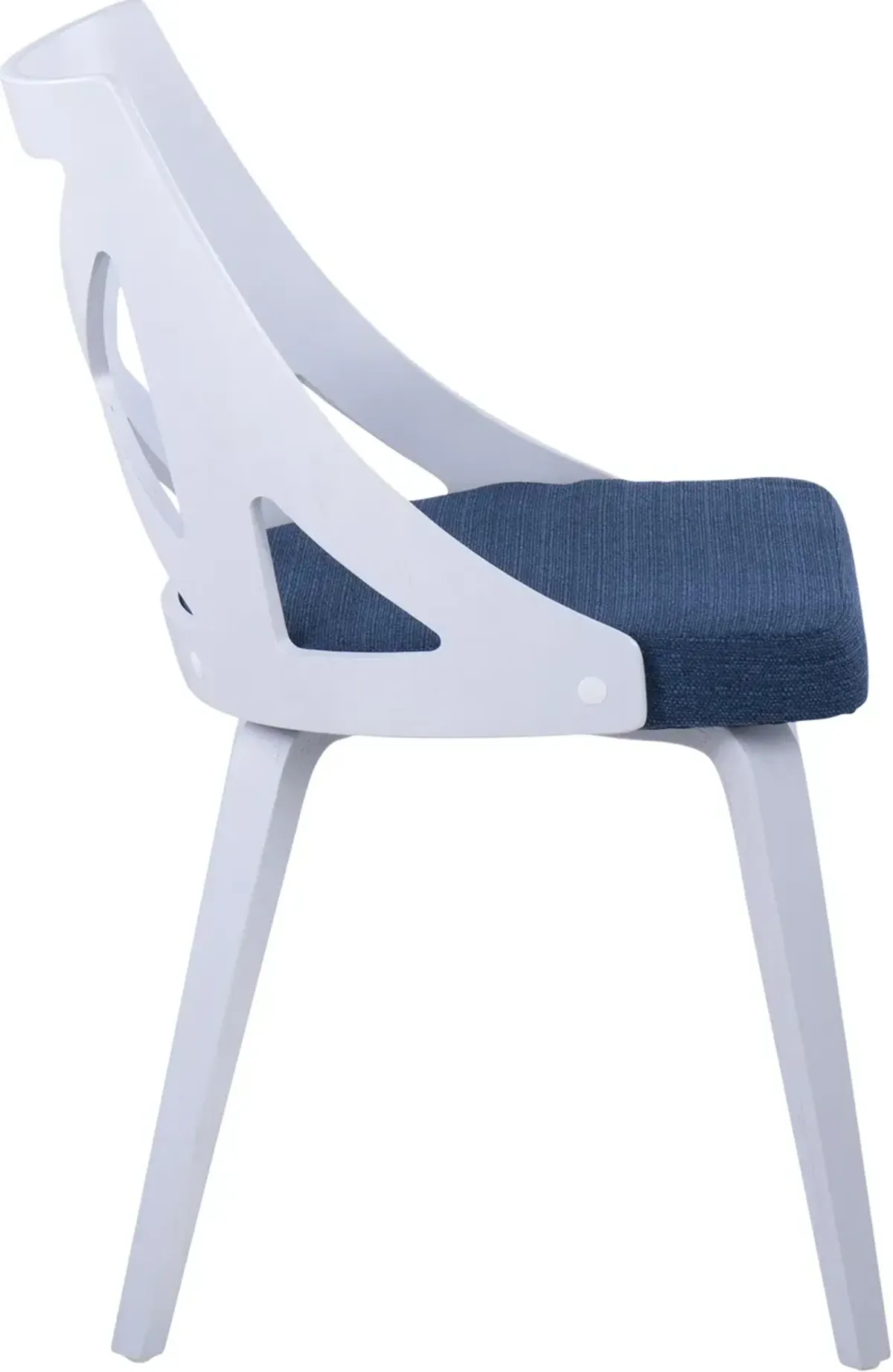 Wiley Set of 2 Dining Chairs - Blue/White