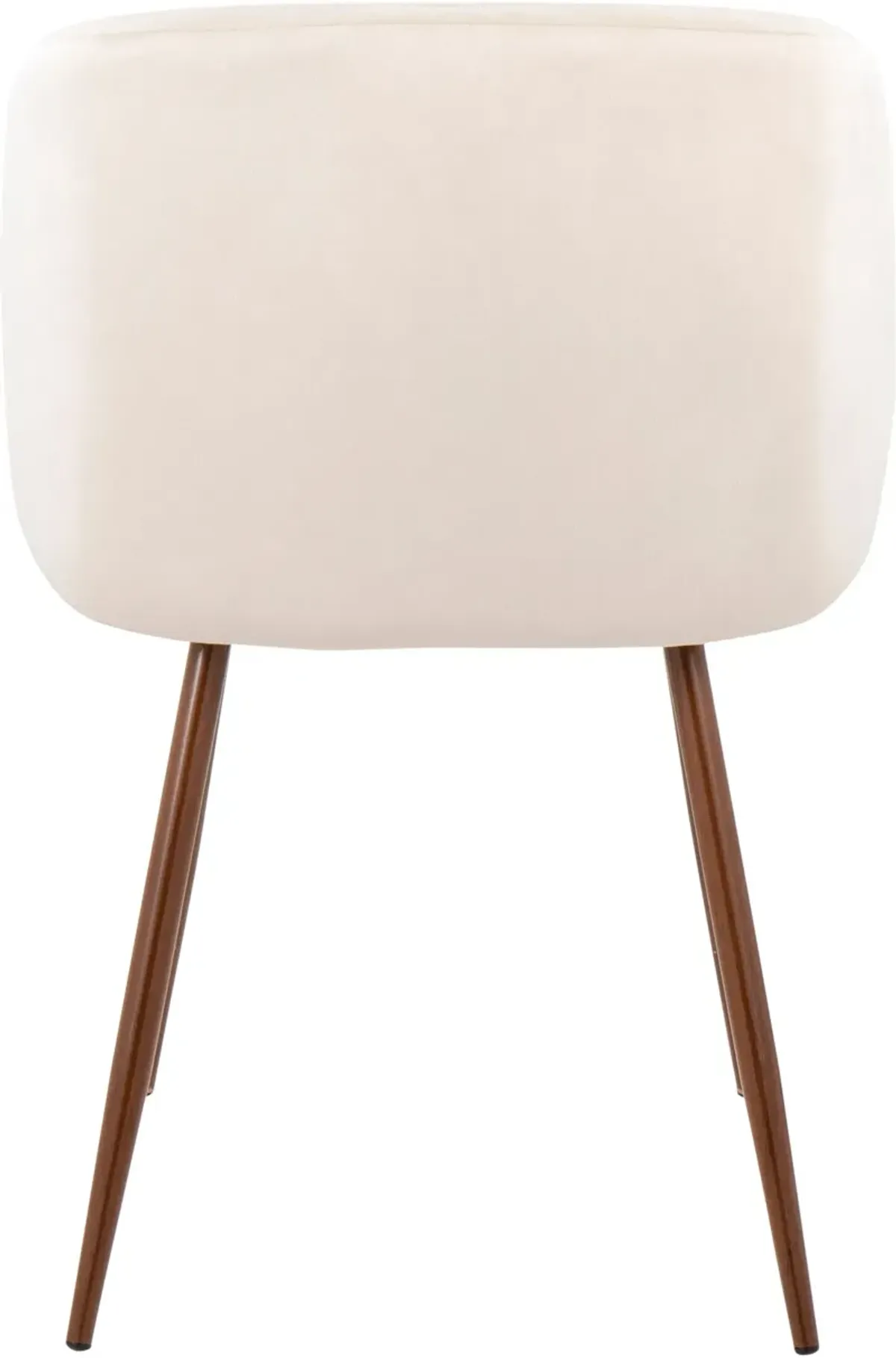 Hermione Set of 2 Dining Chairs - White/Brown