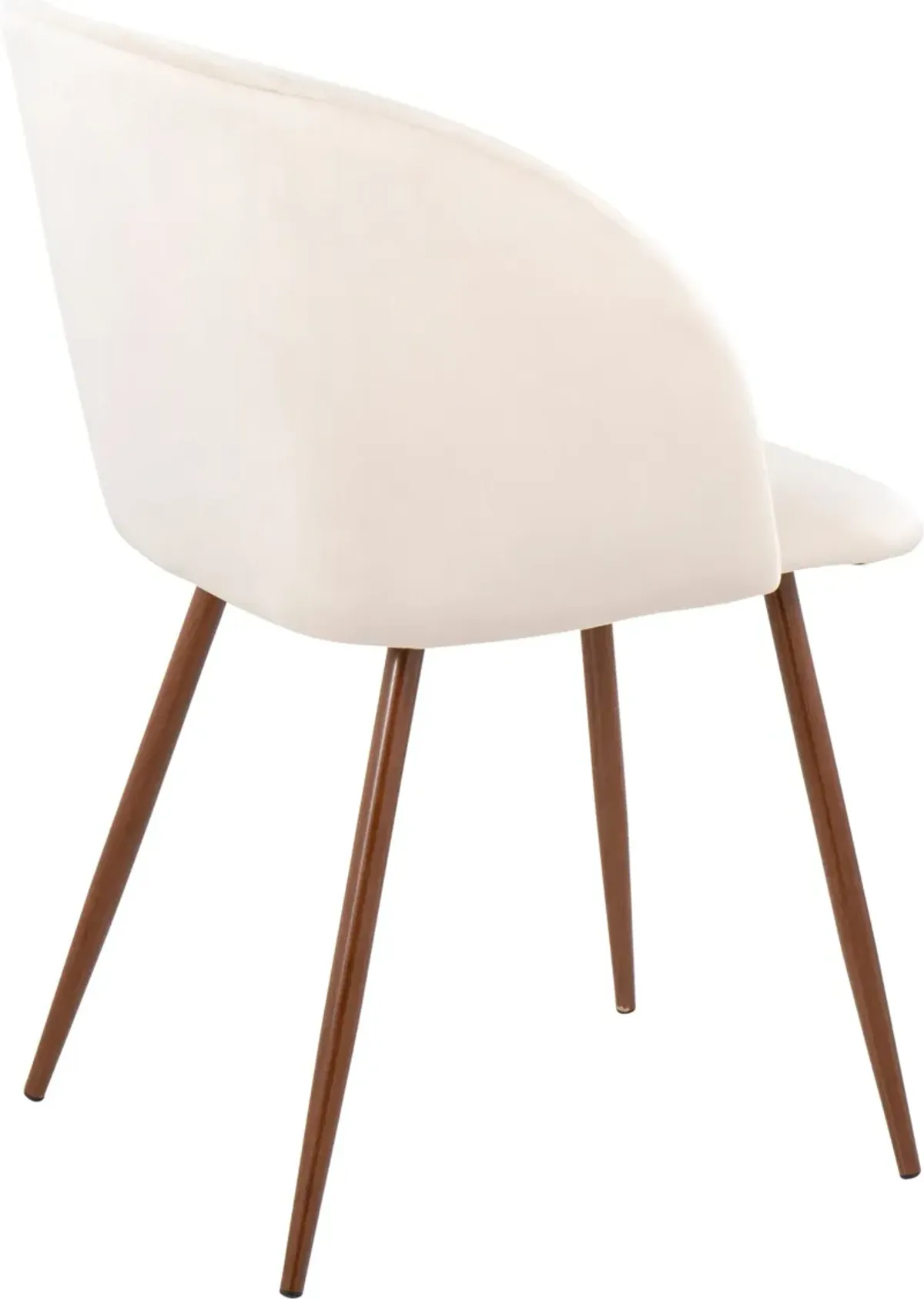 Hermione Set of 2 Dining Chairs - White/Brown