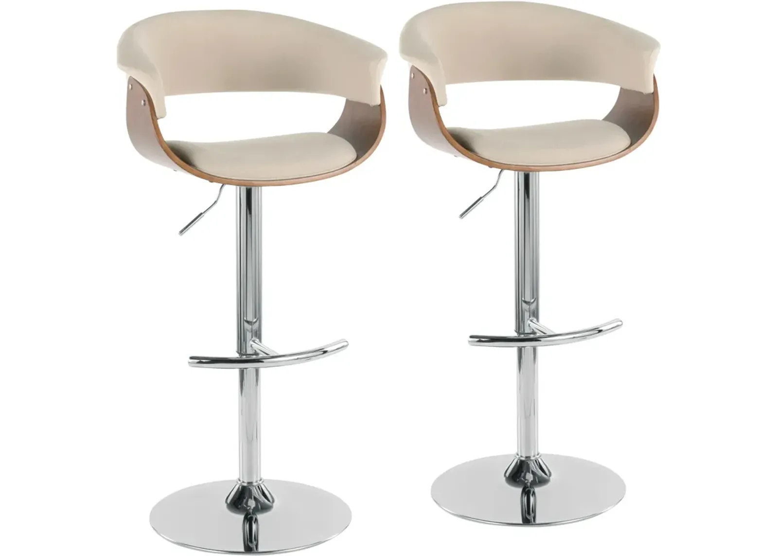 Midge Set of 2 Adjustable Bar Stools