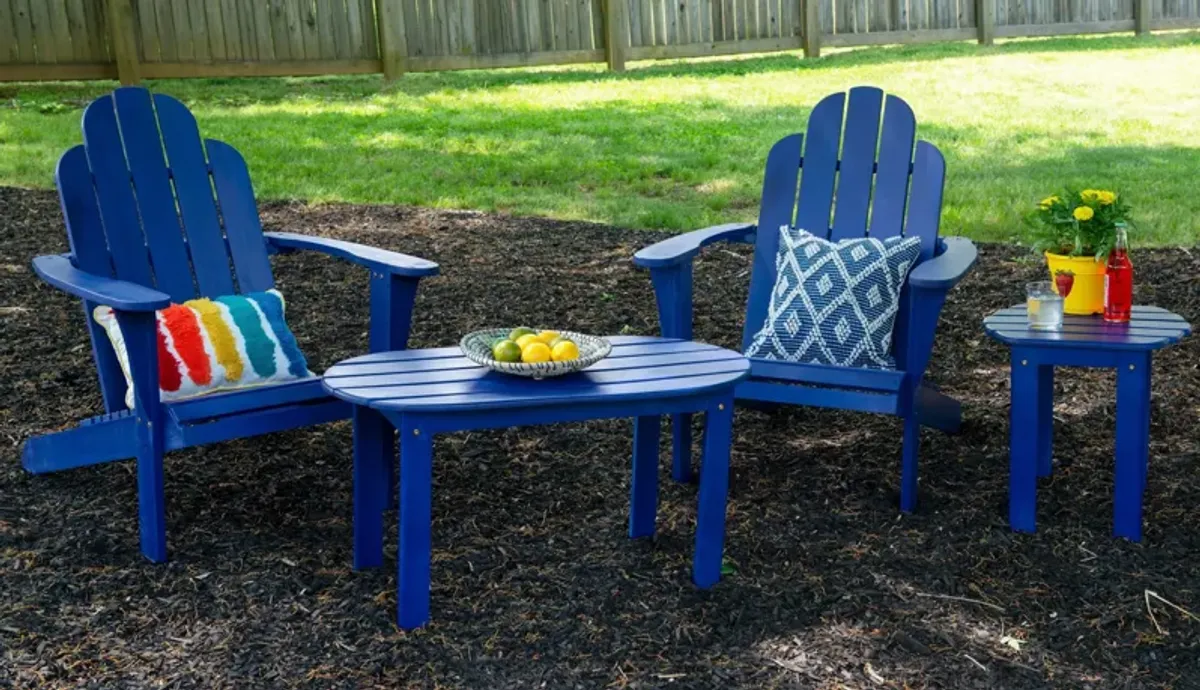 Hampton Beach Outdoor Coffee Table - Blue