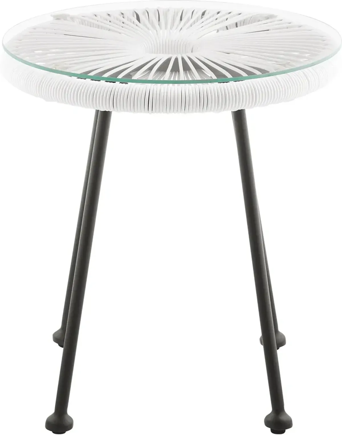 Cosgrove Outdoor End Table - White