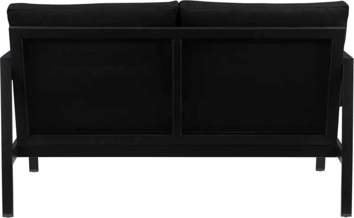 Southhampton Outdoor Loveseat - Black