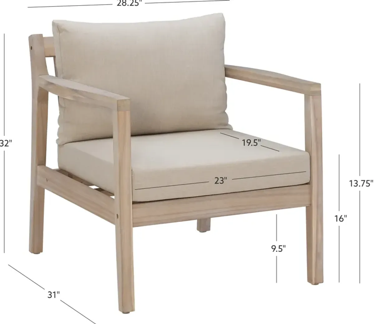 Annotto Bay Set Of 2 Outdoor Chair