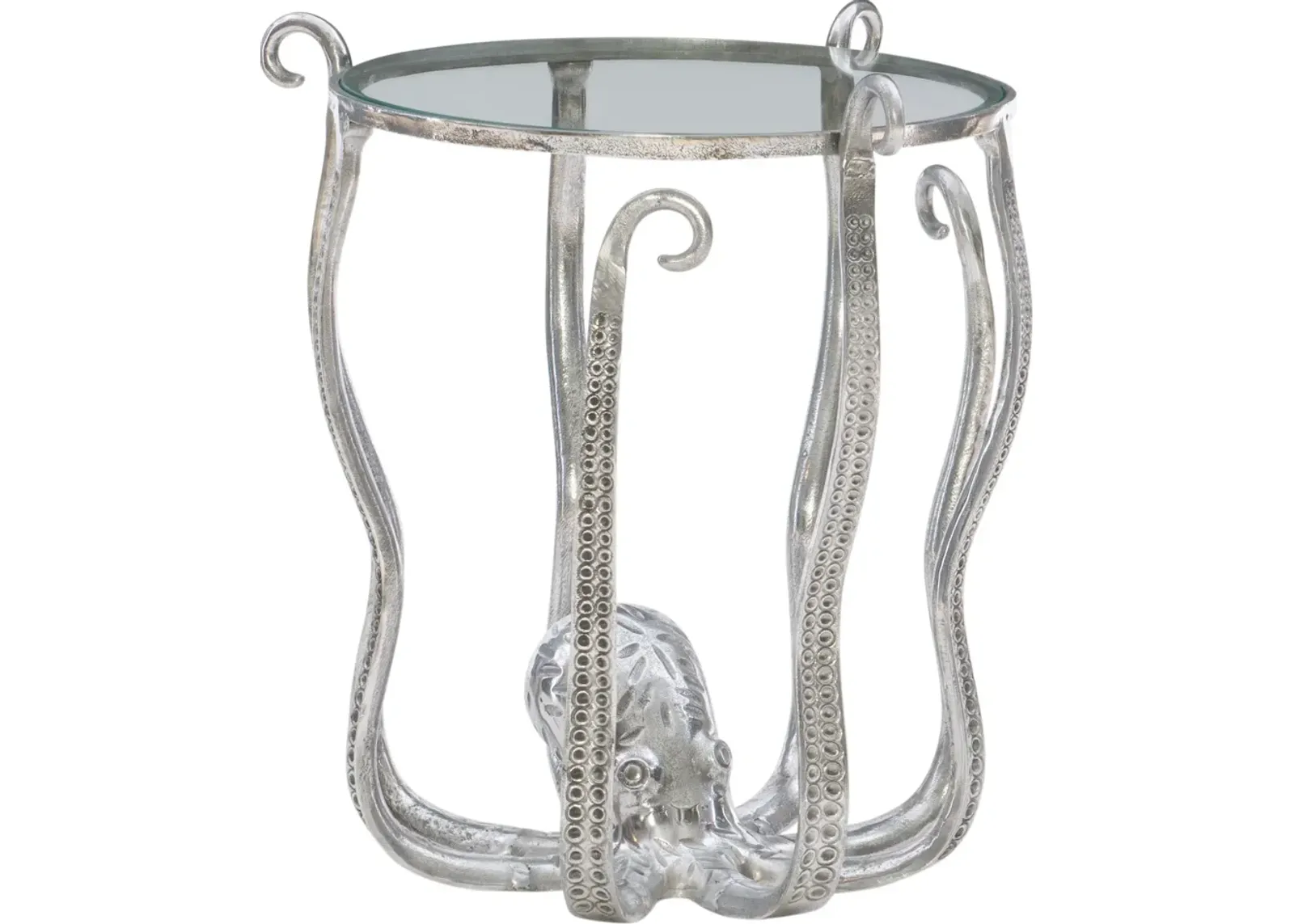 Atlantica End Table - Silver