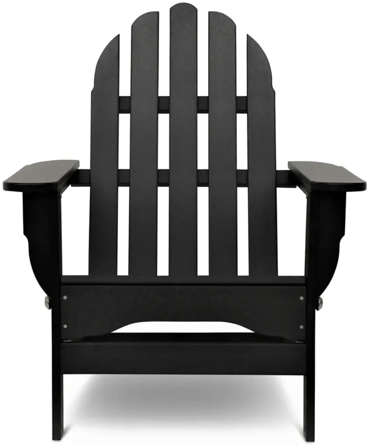 Raleigh Set of 2 Outdoor Folding Adirondack Chairs - Black