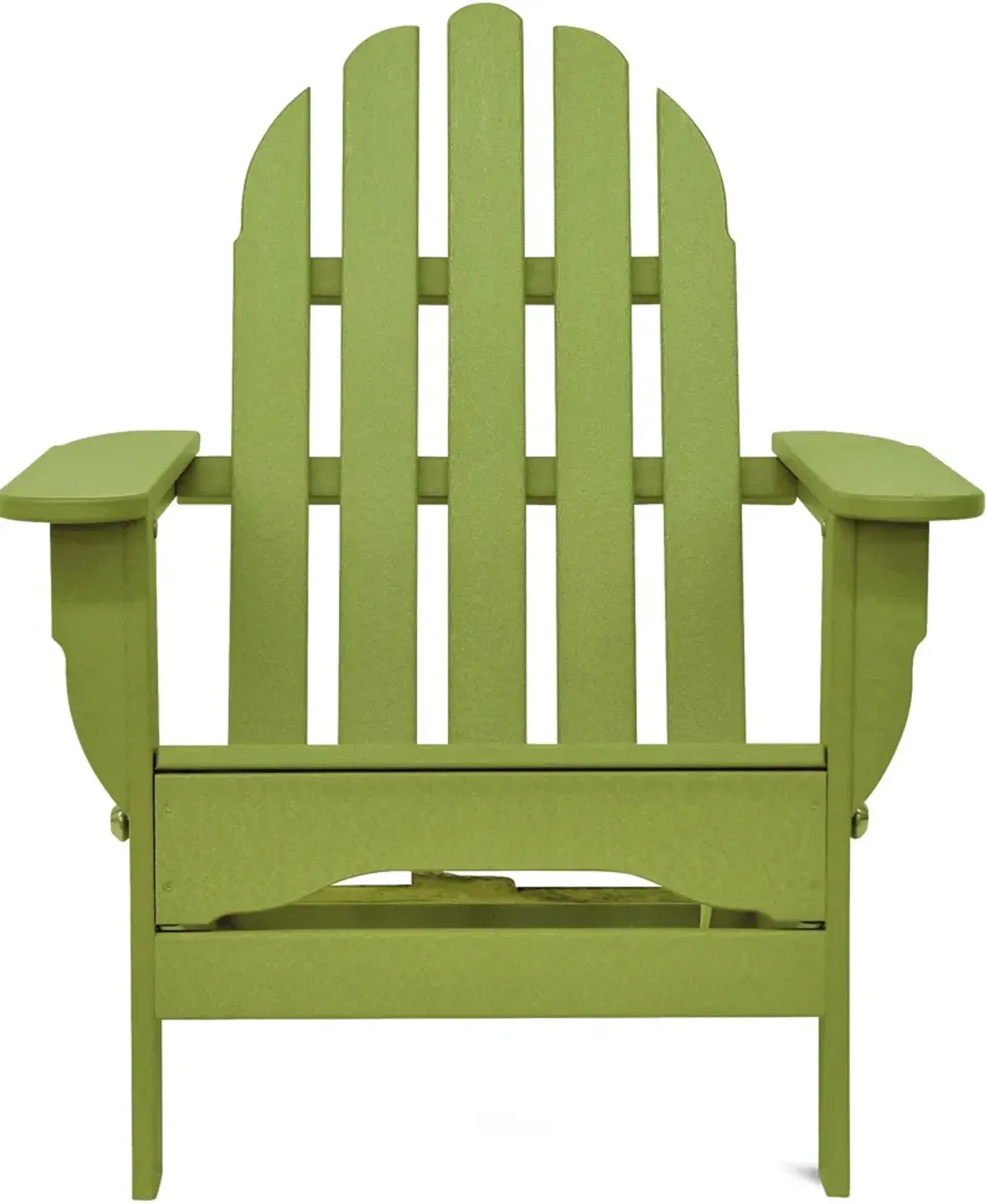 Raleigh Set of 2 Outdoor Folding Adirondack Chairs - Lime Green