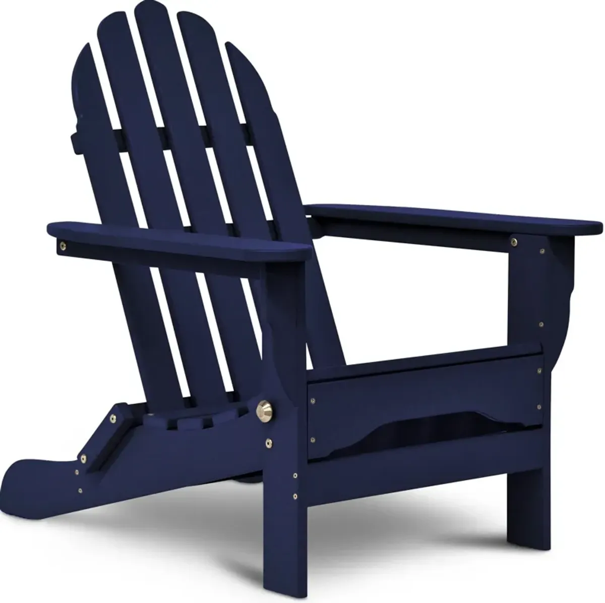 Raleigh Set of 2 Outdoor Folding Adirondack Chairs - Navy