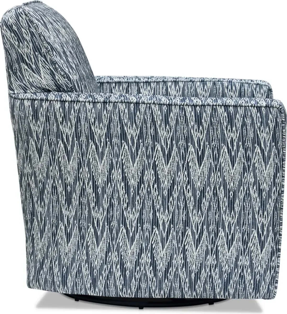 Callie Accent Swivel Chair - Navy