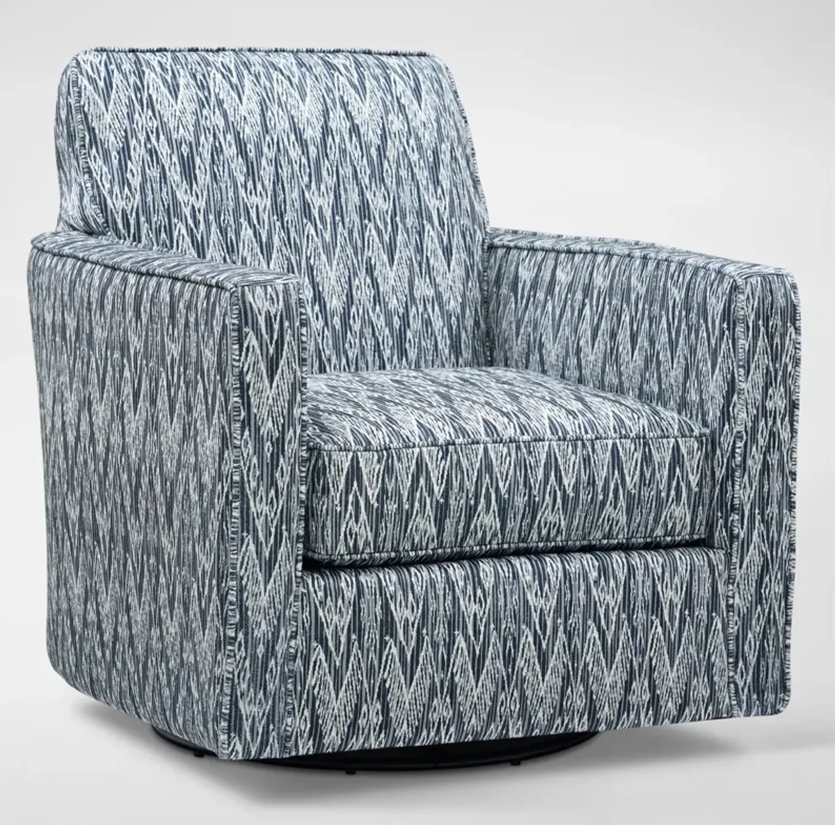 Callie Accent Swivel Chair - Navy