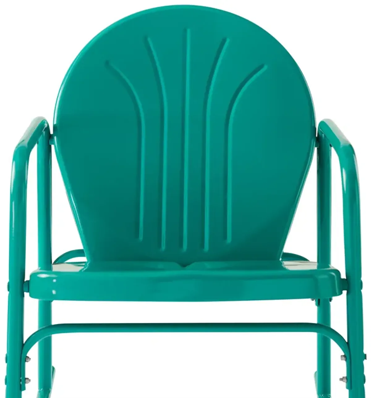 Kona Set of 2 Outdoor Rocking Chairs and Side Table - Turquoise