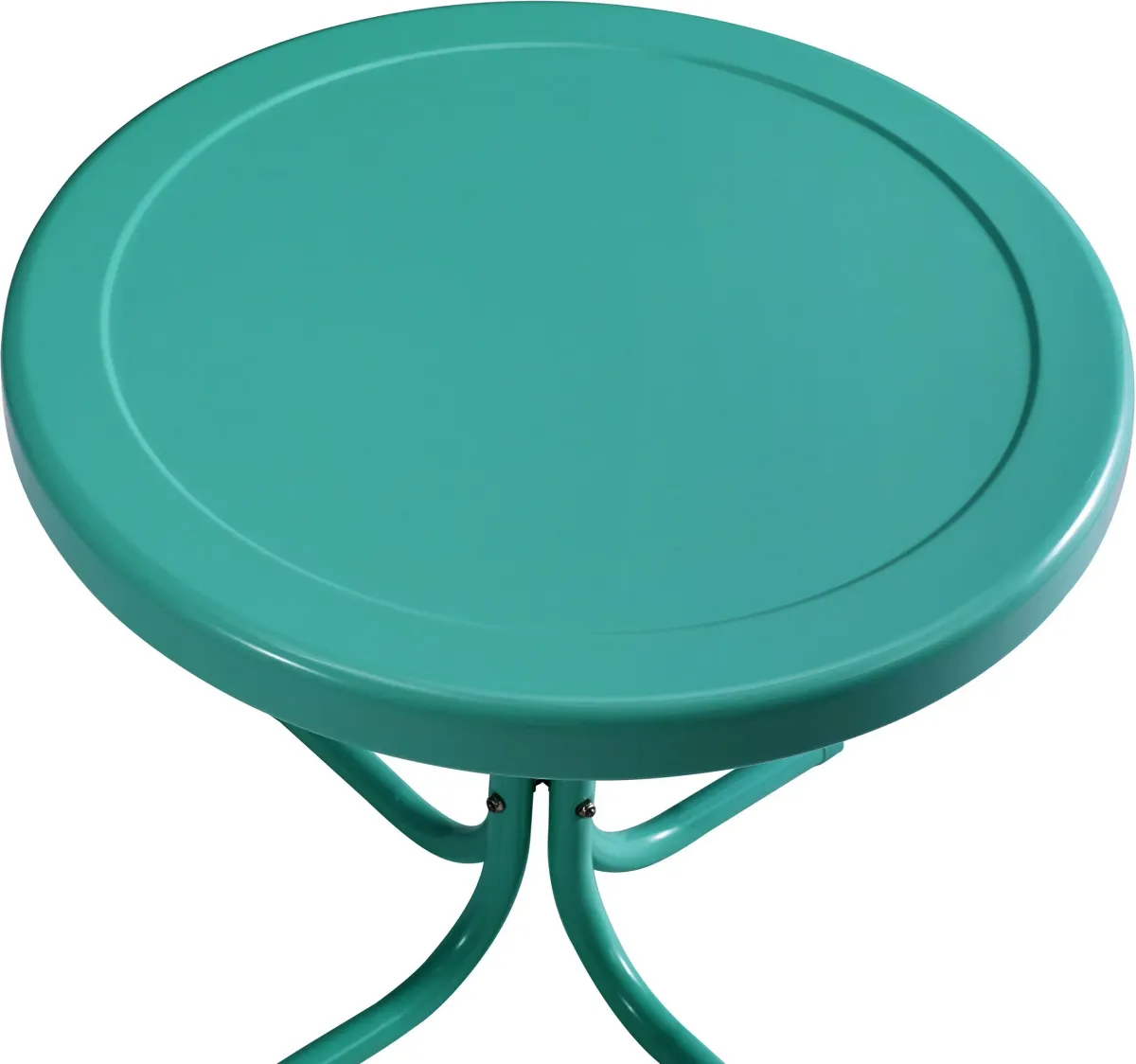 Foster Set of 2 Outdoor Chairs and Side Table - Turquoise