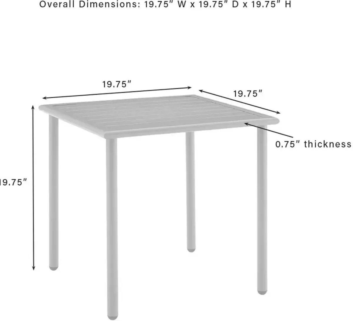 Tidal Bay Outdoor Side Table