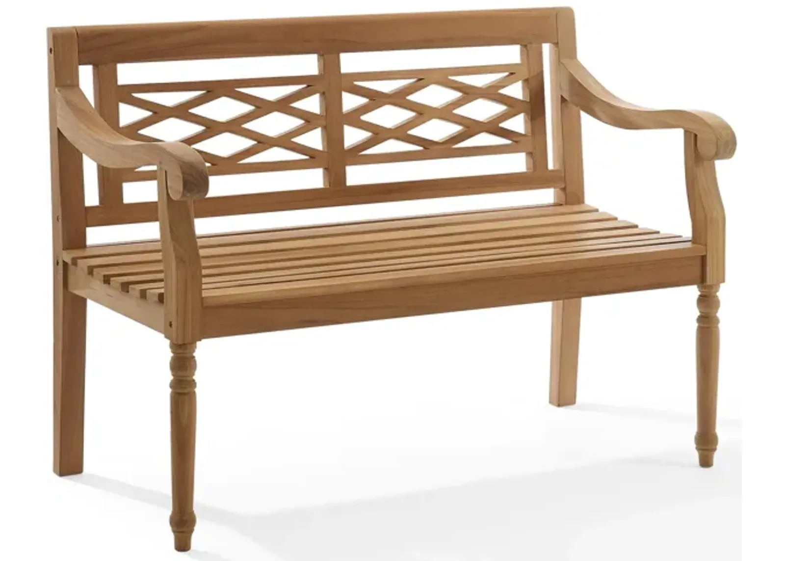 Pompano Outdoor Teak Bench