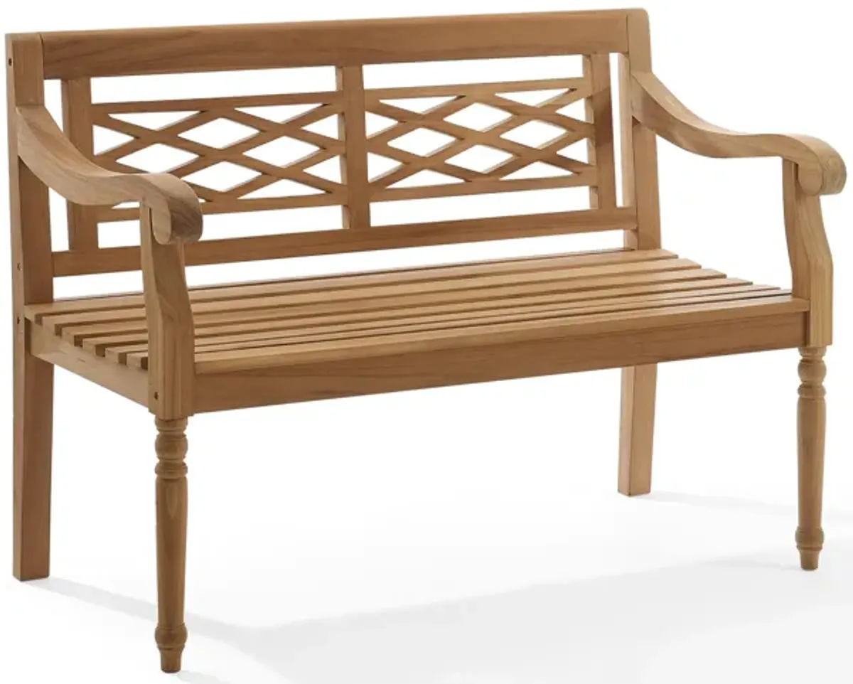 Pompano Outdoor Teak Bench