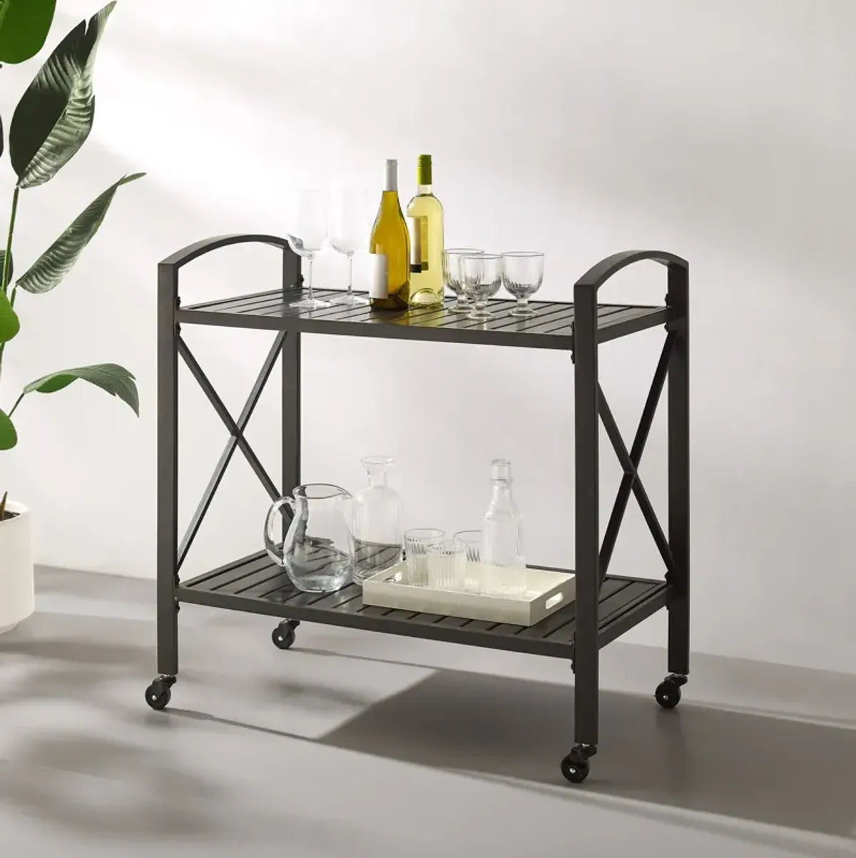 Biscayne Outdoor Bar Cart