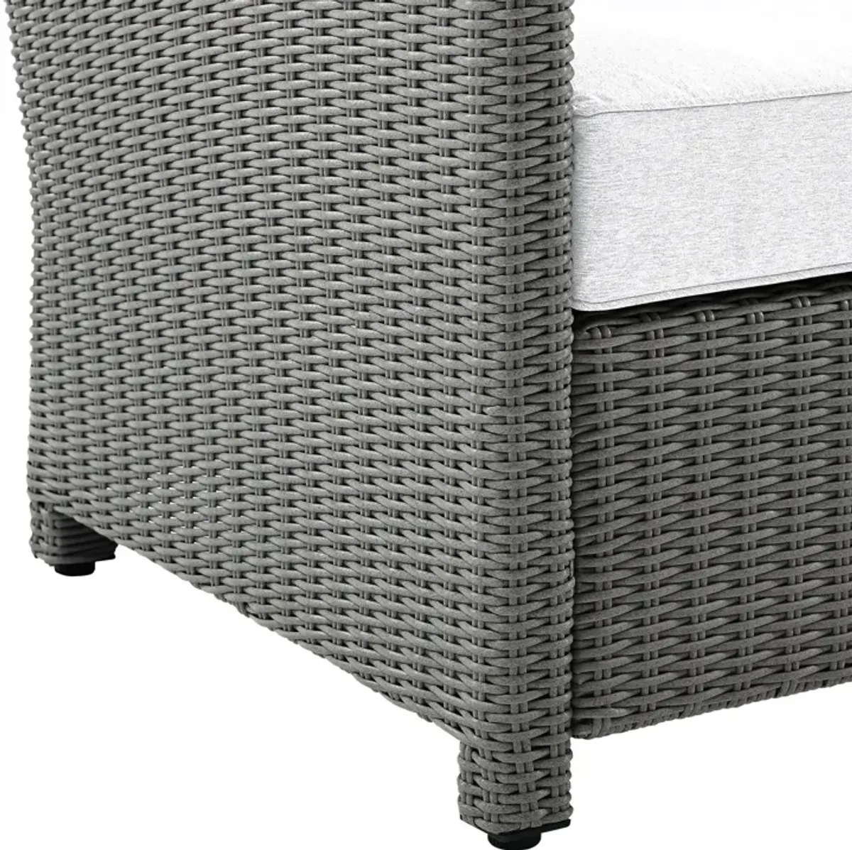 Destin Outdoor Sofa - White/Gray