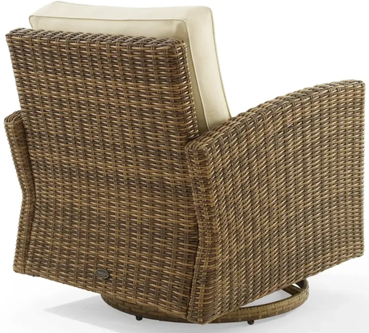 Destin Outdoor Swivel Rocker - Sand/Brown