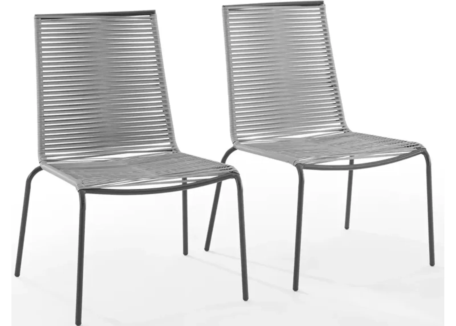 Estero Set of 2 Outdoor Stackable Chairs