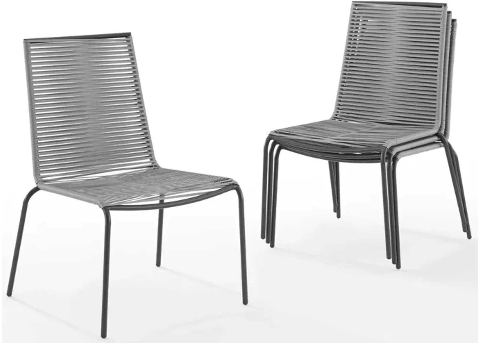 Estero Set of 4 Outdoor Stackable Chairs