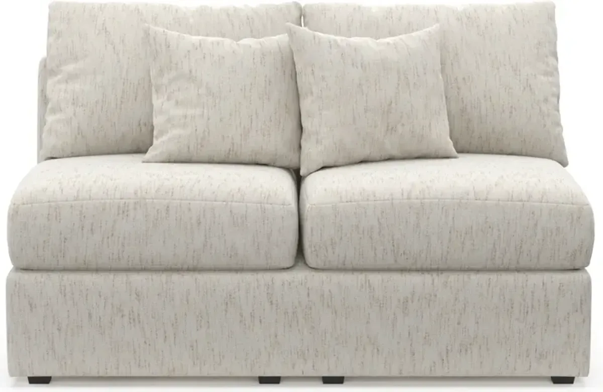 Nest Foam Comfort Armless Loveseat - P.T. Cream