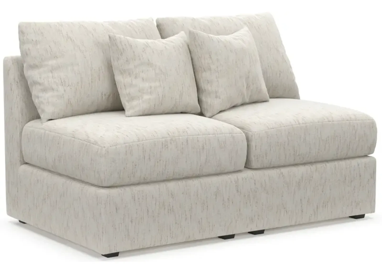 Nest Foam Comfort Armless Loveseat - P.T. Cream