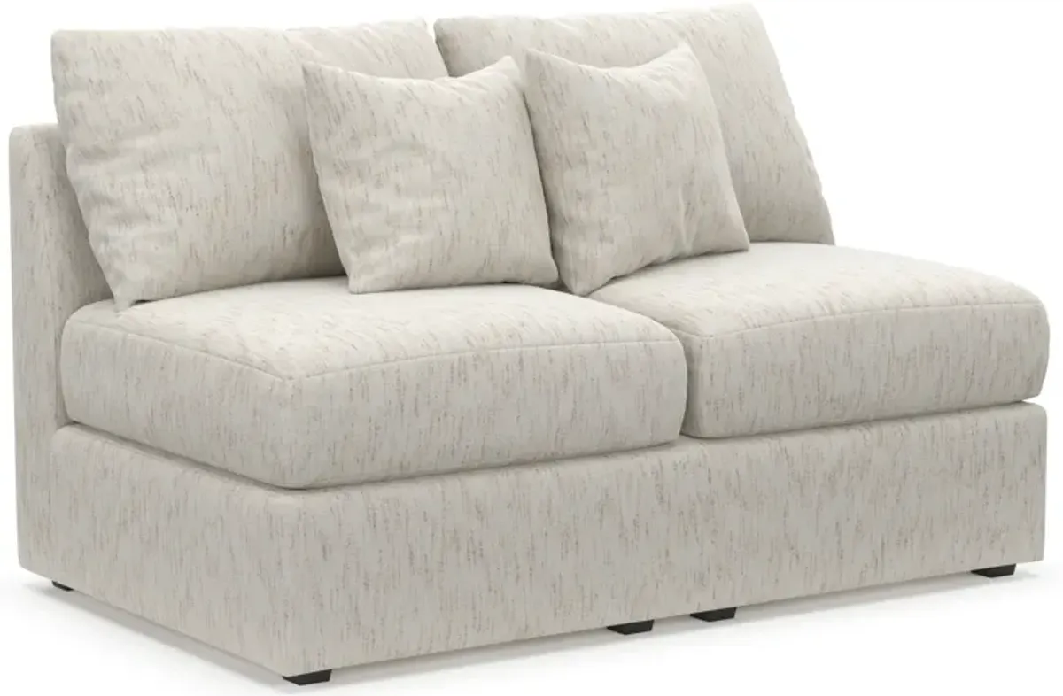 Nest Foam Comfort Armless Loveseat - P.T. Cream