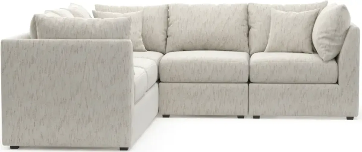 Nest Foam Comfort 3-Piece Small Sectional - P.T. Cream