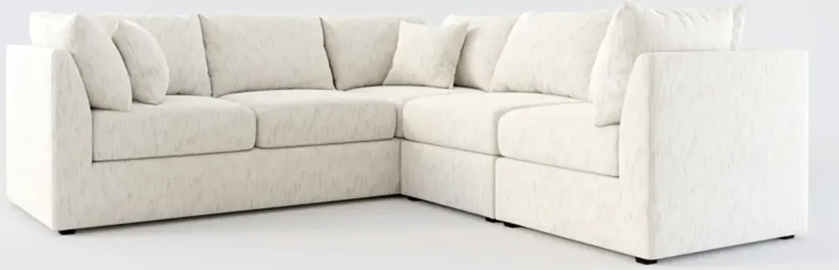 Nest Foam Comfort 3-Piece Small Sectional - P.T. Cream