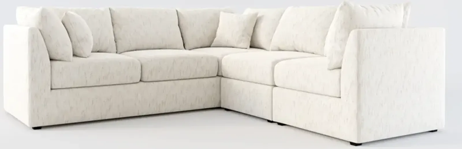 Nest Foam Comfort 3-Piece Small Sectional - P.T. Cream