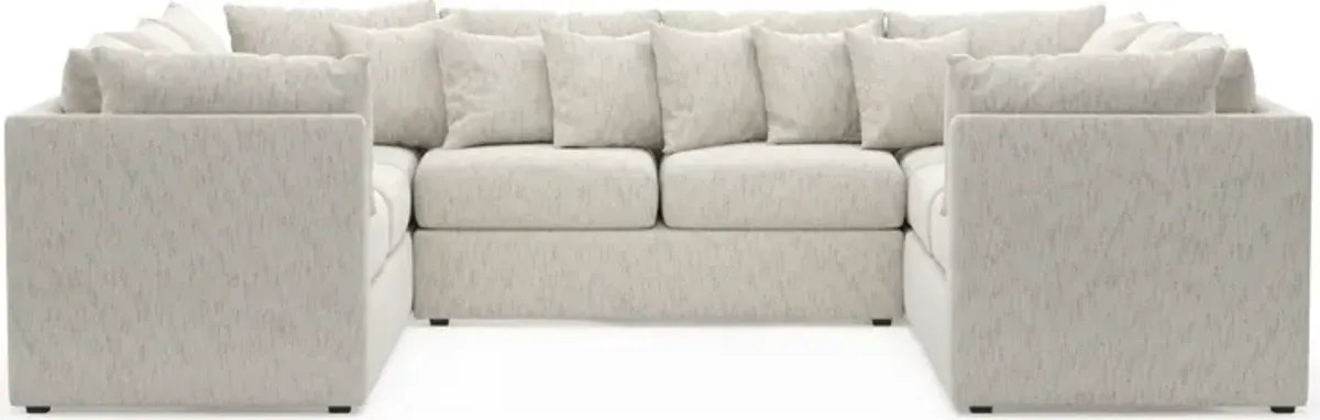 Nest Hybrid Comfort 3-Piece Pit Sectional - P.T. Cream