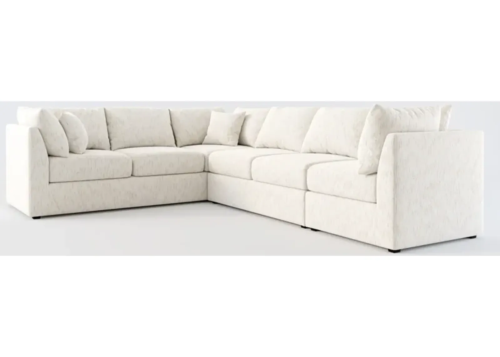 Nest Hybrid Comfort 3-Piece Large Sectional - P.T. Cream