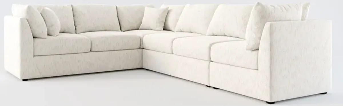 Nest Hybrid Comfort 3-Piece Large Sectional - P.T. Cream