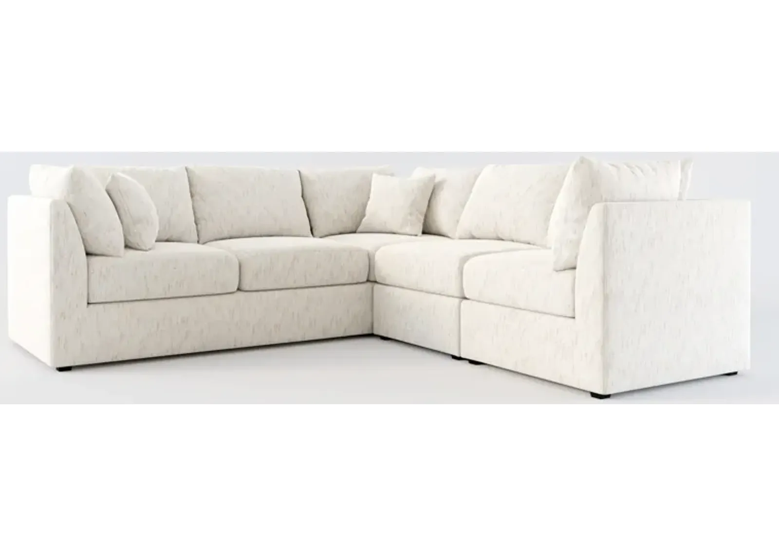 Nest Hybrid Comfort 3-Piece Small Sectional - P.T. Cream