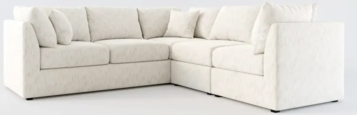 Nest Hybrid Comfort 3-Piece Small Sectional - P.T. Cream