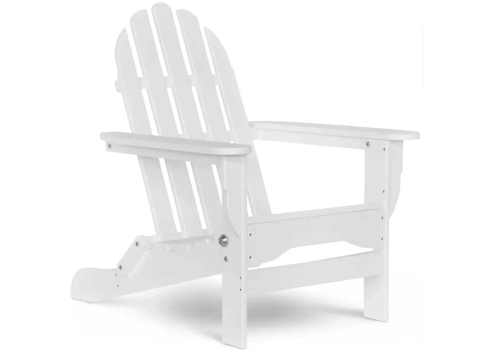 Raleigh Outdoor Folding Adirondack Chair - White