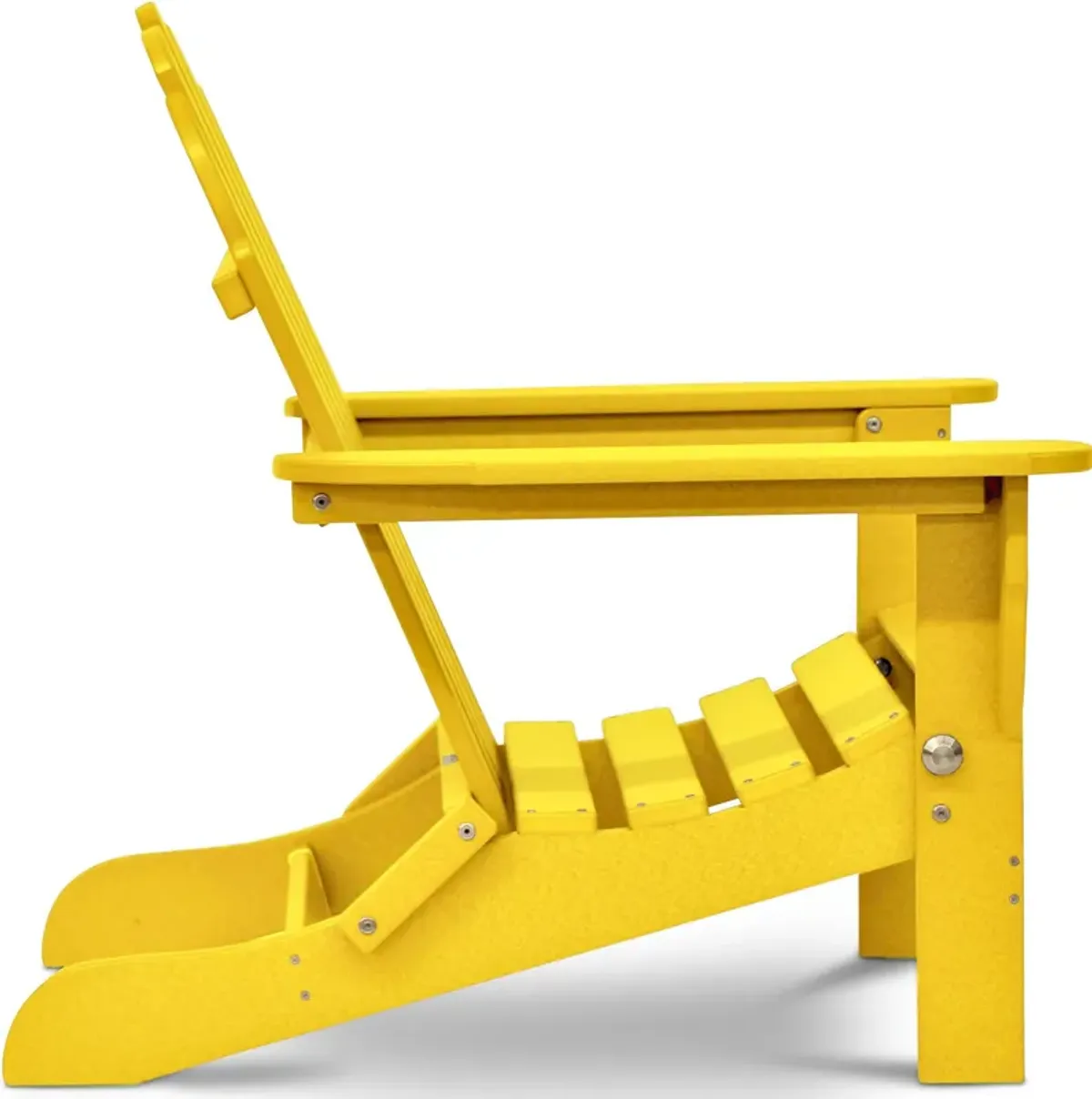 Raleigh Outdoor Folding Adirondack Chair - Lemon Yellow