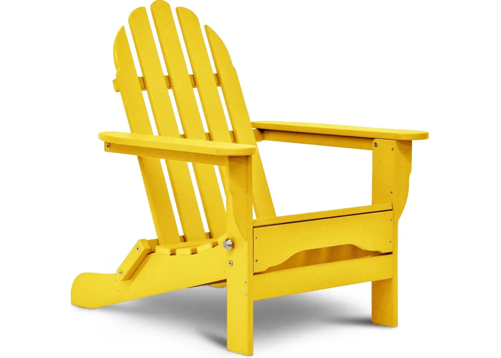 Raleigh Outdoor Folding Adirondack Chair - Lemon Yellow