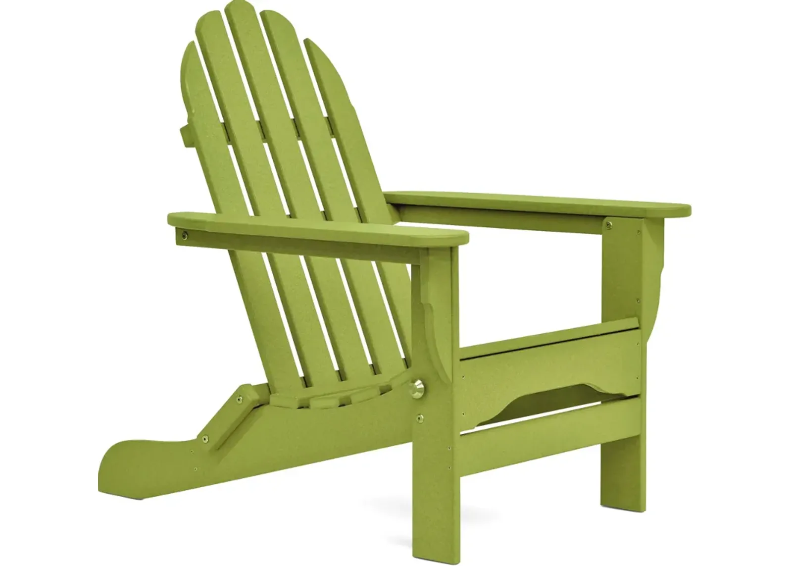 Raleigh Outdoor Folding Adirondack Chair - Lime Green