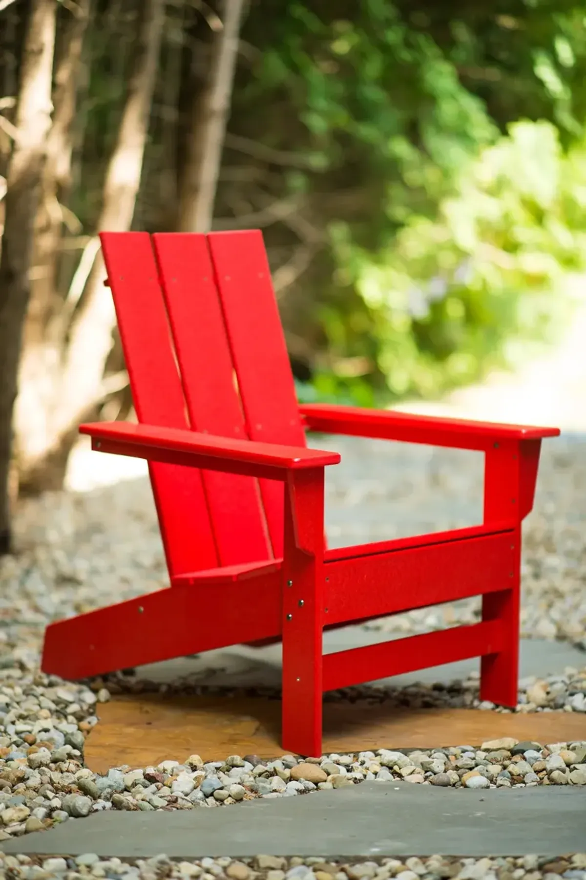 Solstice Outdoor Adirondack Chair - Red